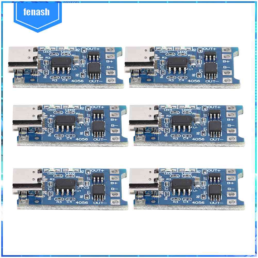 Bộ 5 Mô Đun Sạc Pin Lithium TP4056 1A Kèm USB Type-C Sự Bảo Vệ