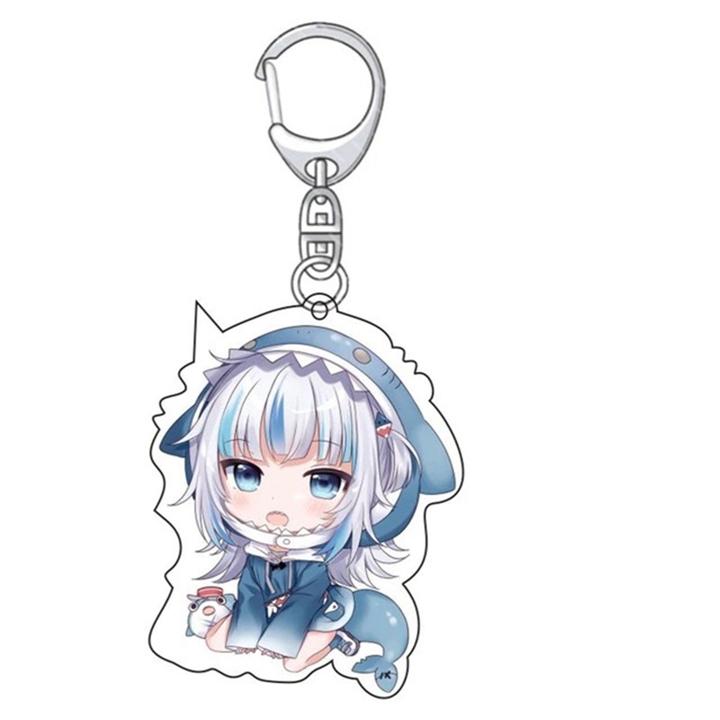 Móc Chìa Khóa Bằng Acrylic Hình Margot Aniem Hololive Vtuber UP Houshou Marine Nekomata Okayu
