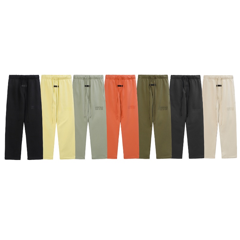 ❤❀  ❤ Quần Cotton Dây Rút In Chữ F-O-G Thời Trang Đường Phố