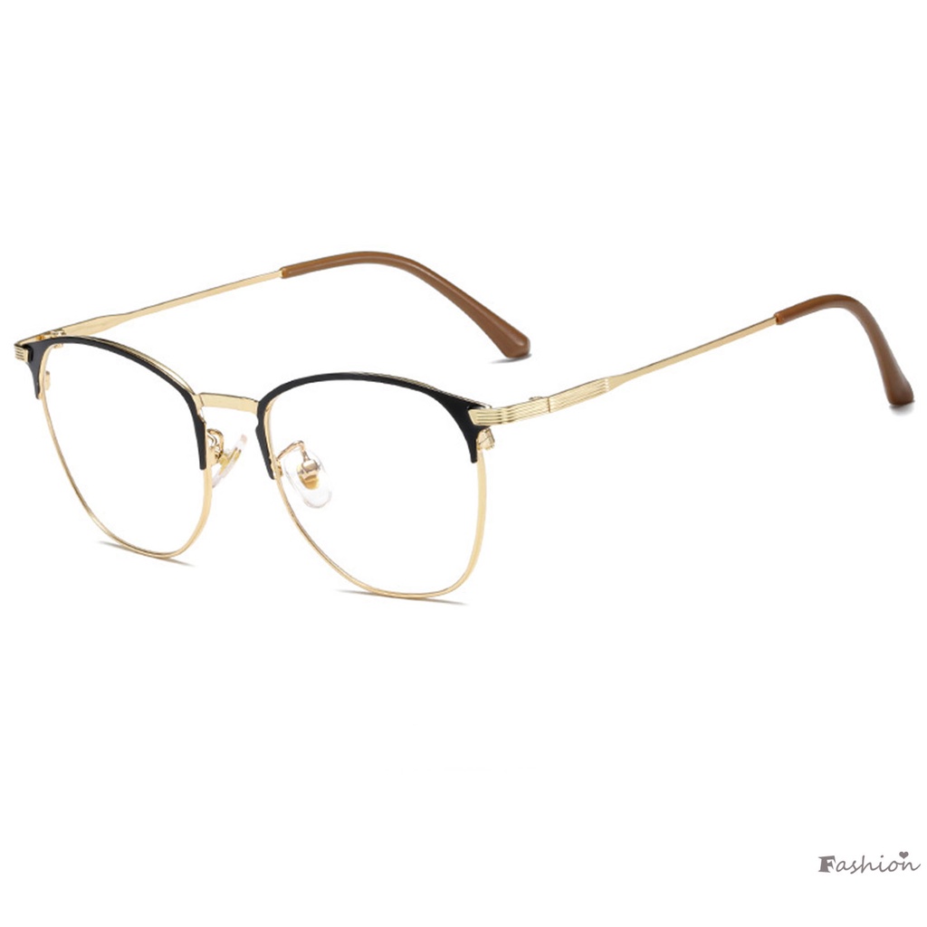 Mắt Kính Gọng Kim Loại Với Đệm Mũi Silicone Mềm Mại Giảm Căng Thẳng