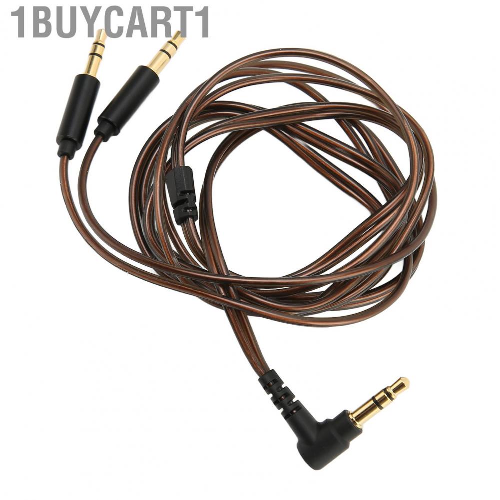 1buycart1 Headphone Upgrade Cable  Professional Distortion Free OFC Core 3.5mm To Dual Jack Male Cord for Accessories
