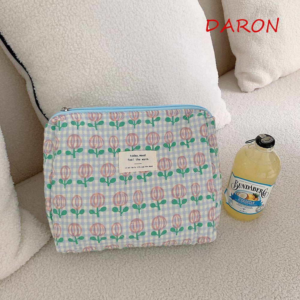 Túi Đựng Mỹ Phẩm Họa Tiết Hoa Thời Trang Sức Chứa Lớn