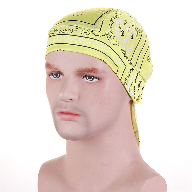 Bbyter Mũ Trùm Đầu Bandana Bằng Cotton Có Thể Điều Chỉnh Hóa Trang Đầu Lâu Doo Rags