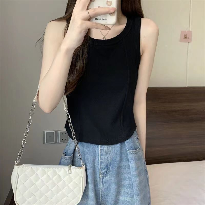 Cozok Áo Sát Nách Màu Trơn Dáng Ôm Đơn Giản