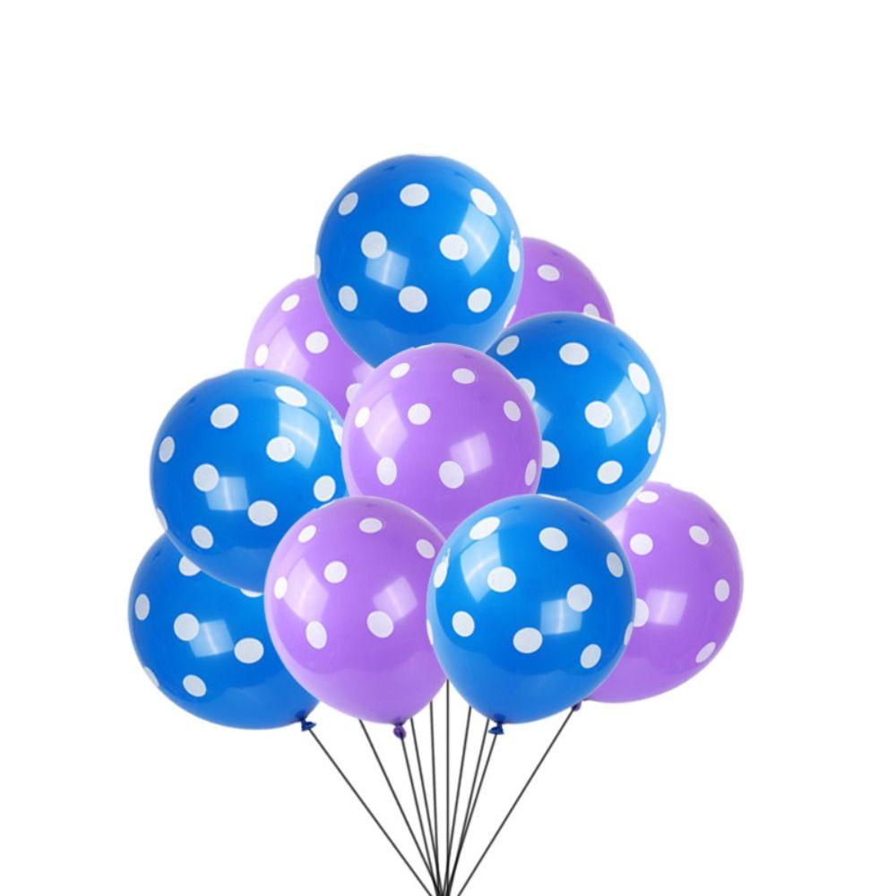 Epoch Set 100 Bong Bóng Chấm Bi Nhiều Màu Trang Trí Tiệc Halloween / Sinh Nhật