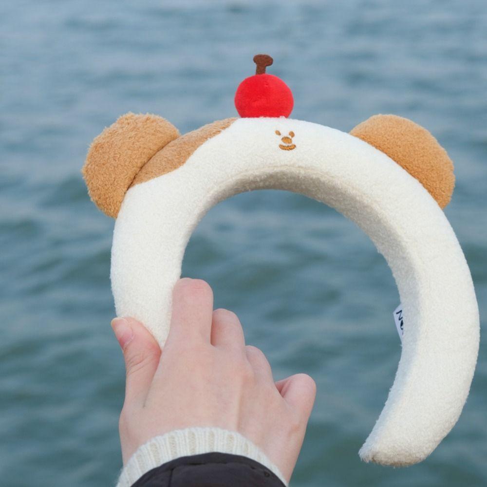 1 Băng Đô Rửa Mặt Hóa Trang Hoạt Hình Vui Nhộn Đơn Giản Cho Nữ