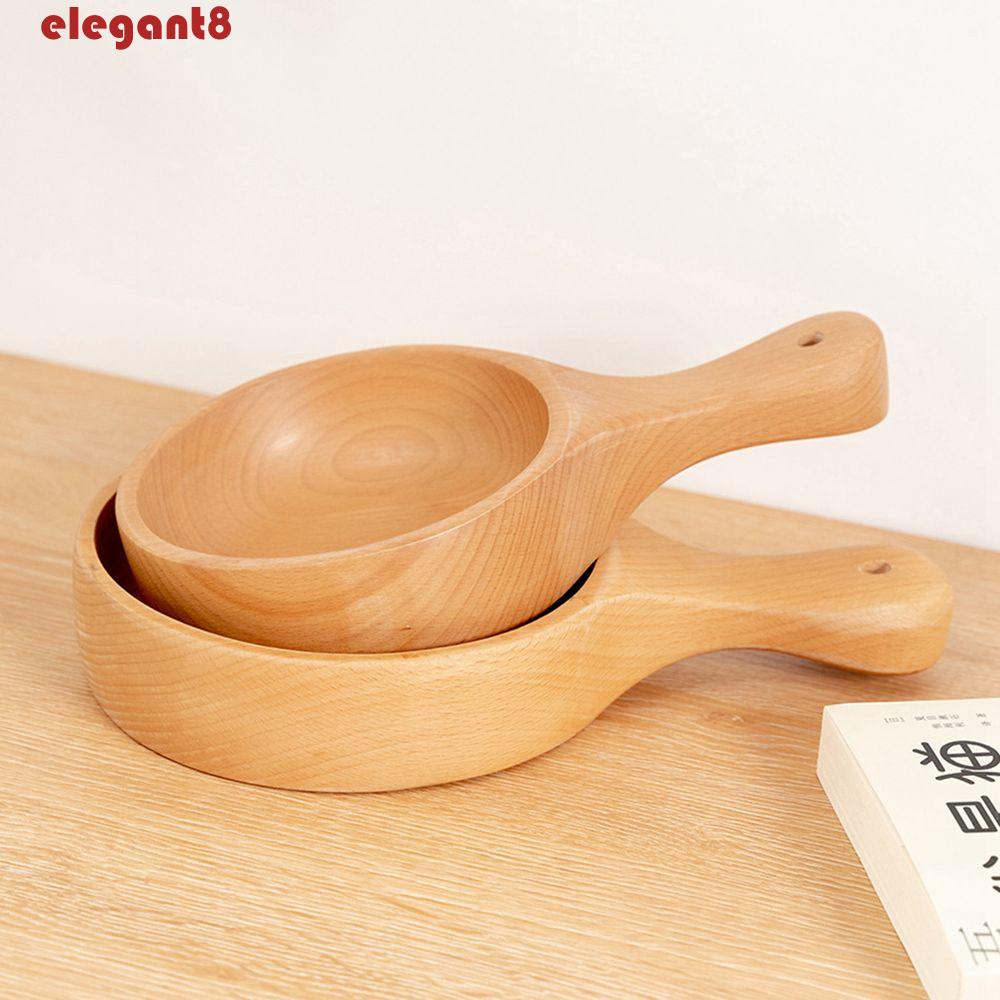 Tô Đựng Bánh Pizza Bằng Gỗ Có Tay Cầm Tinh Tế