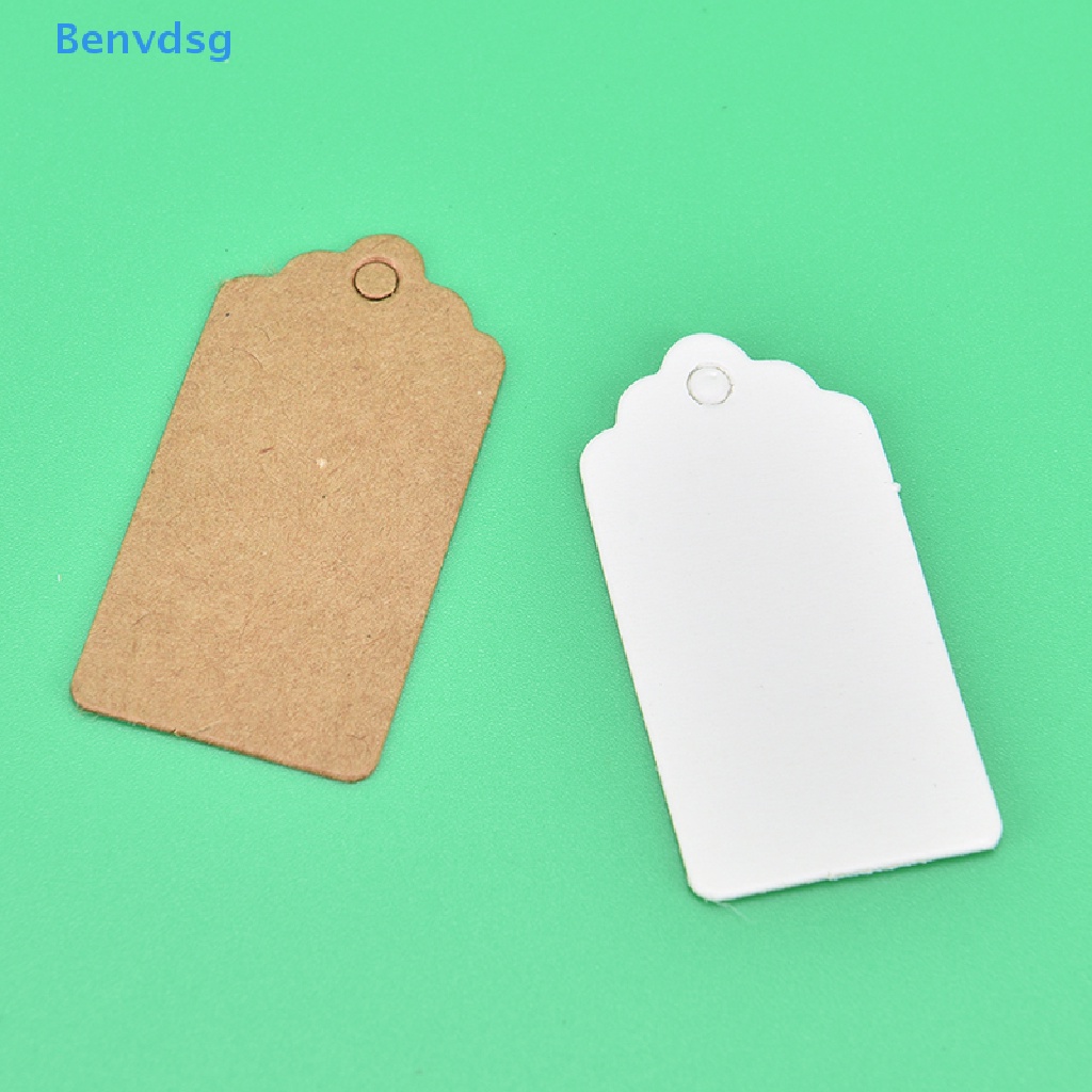 Bộ 100 Thẻ Giấy Treo Trang Trí Quà Tặng Không Bao Gồm Giá