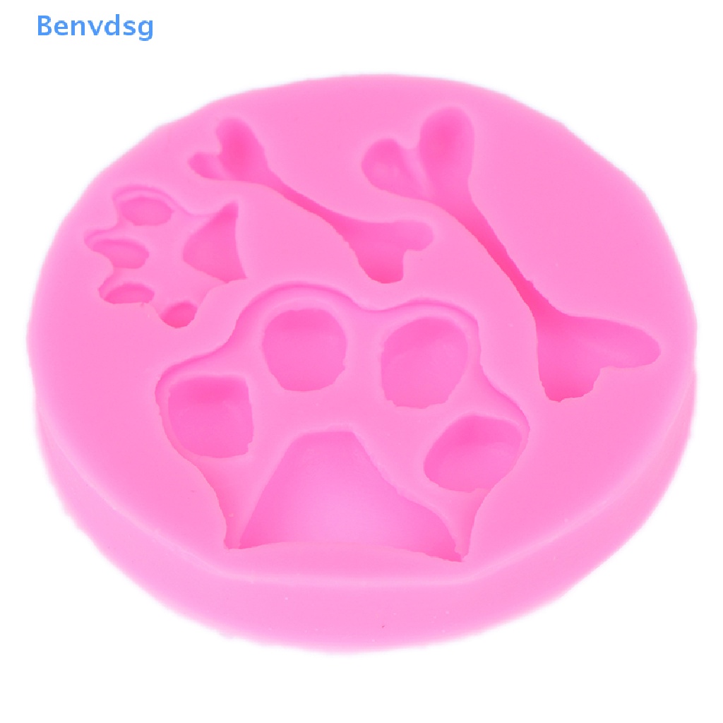 Khuôn silicone Tạo Hình Bàn Chân Cún Trang Trí Bánh Kem # Well # well #