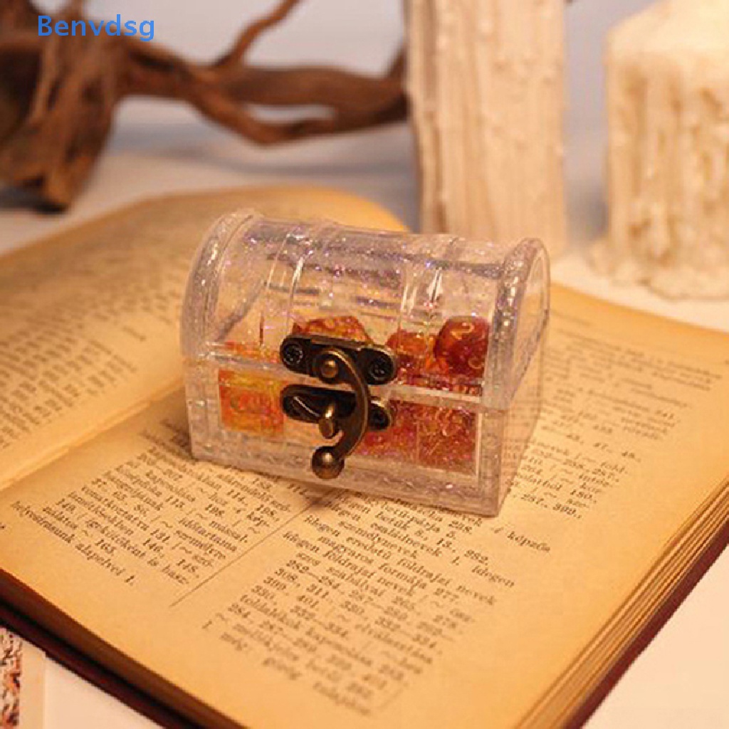 1 Bộ Khuôn Làm Hộp Kho Báu / Trang Sức Bằng Pha Lê Epoxy Độc Đáo Tiện Dụng DIY
