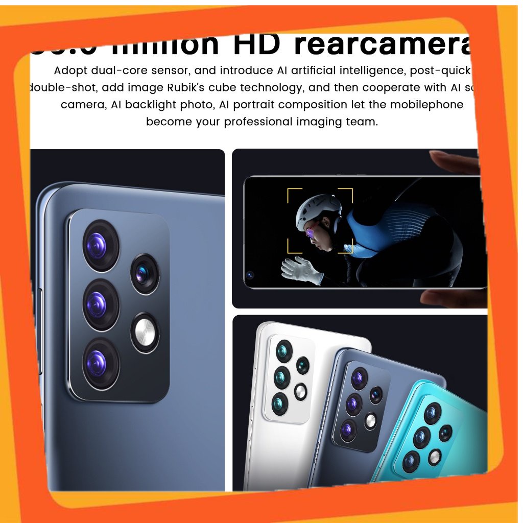 Điện thoại Galaxy A52 5G (12GB+512GB) chính hãng mới điện thoại giá rẻ Android A53 7,5 inch Dual SIM Chế độ chờ kép