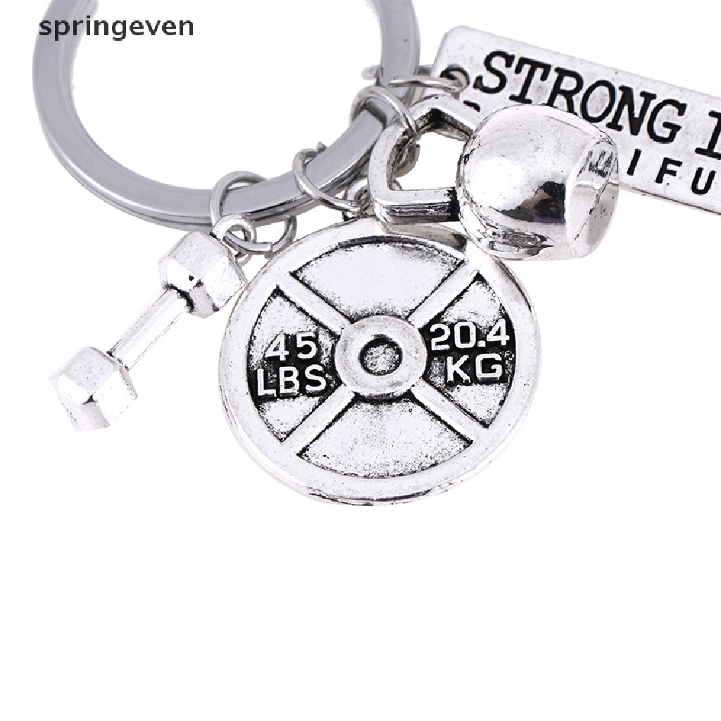 Móc Khóa Hình Quả Tạ Thời Trang Thể Thao