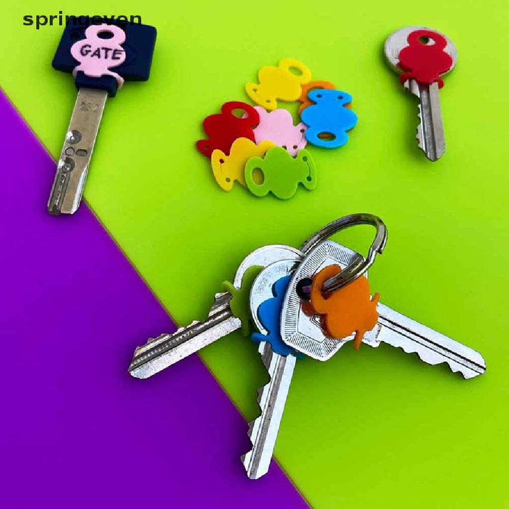 Set 12 Vỏ Bọc Chìa Khóa Điều Khiển Nhiều Màu Sắc Bằng Silicon
