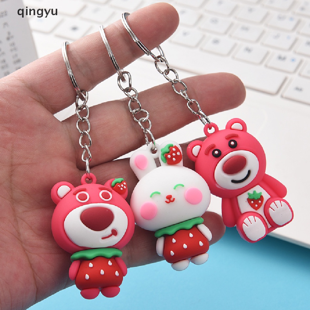 DISNEY Móc Khóa Hình Gấu Nhồi Bông Toy Story 3 Lotso 6cm Đáng Yêu Cho Bé