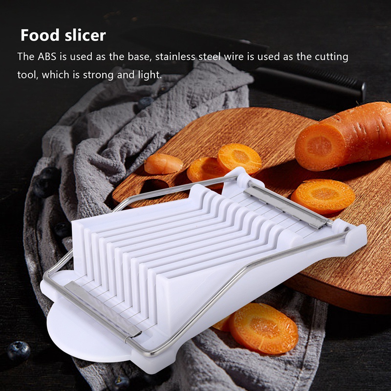 Dụng Cụ Cắt Lát Thịt / Dưa Leo / Dâu Tây / Chuối Bằng ABS Và Thép Không Gỉ