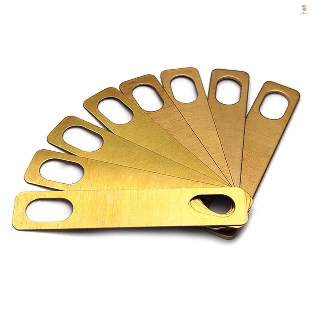 Set 8 Bu Lông Cổ Đàn Guitar Bằng Đồng Thau Dày 0.2mm 0.5mm 1mm MX0312D