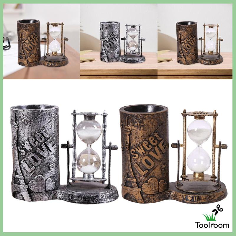 Giá Đỡ Bút Hình Đồng Hồ Cát Độc Đáo Trang Trí Phòng Khách / Tiệc Kỷ Niệm