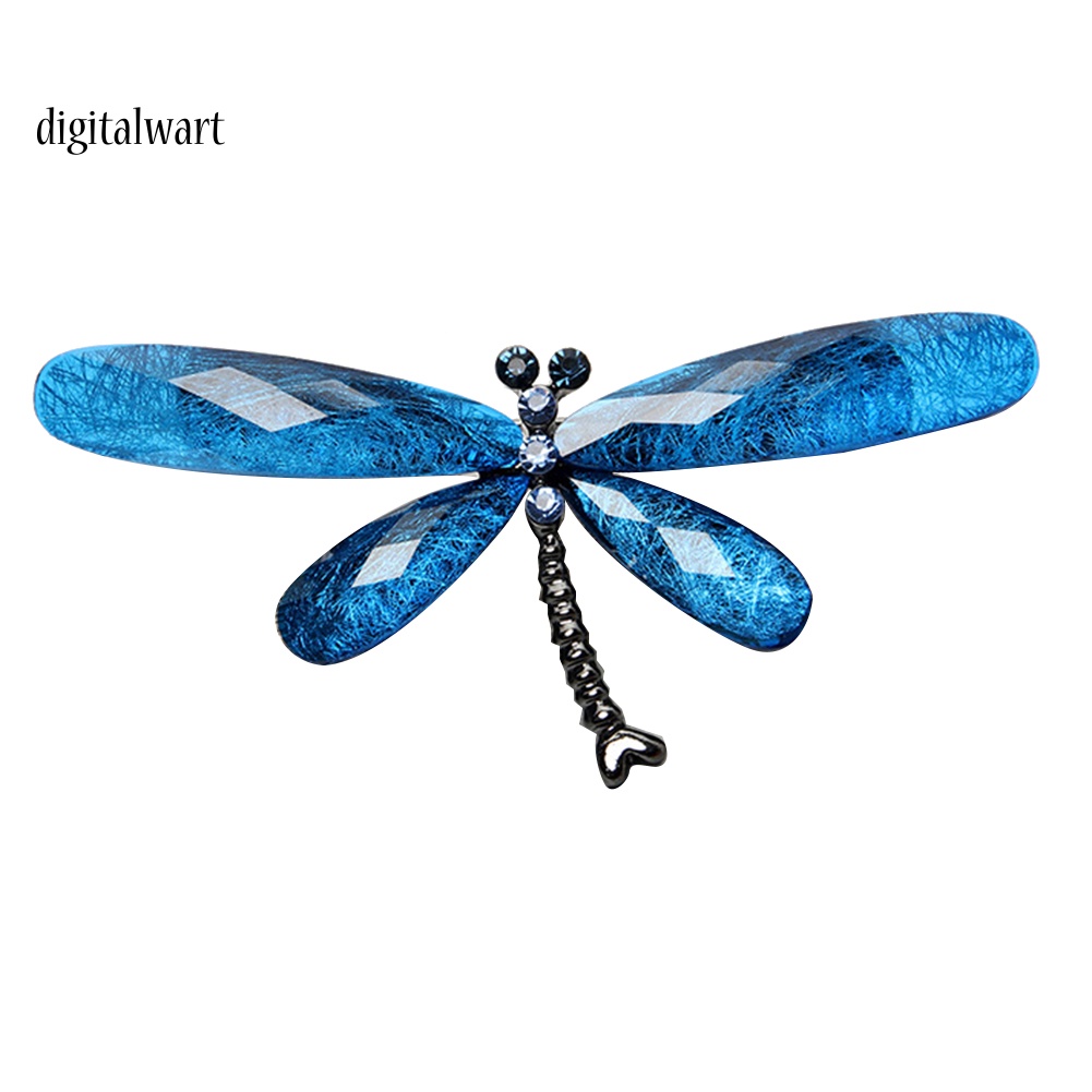 Kỹ Thuật Số| Ghim Cài Áo Hình Chuồn Chuồn Đính Đá Nhân Tạo Thời Trang Cho Nữ