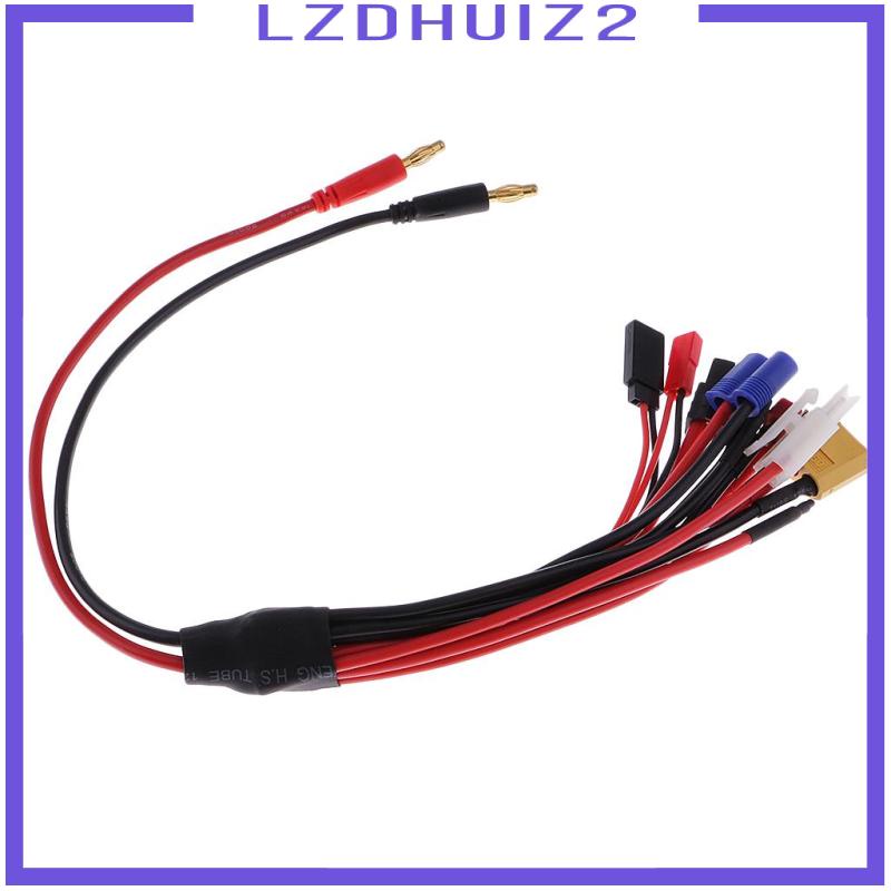 1 Dây Cáp Sạc Pin Lipo 8 Trong 1 Bằng Silicon Tiện Dụng