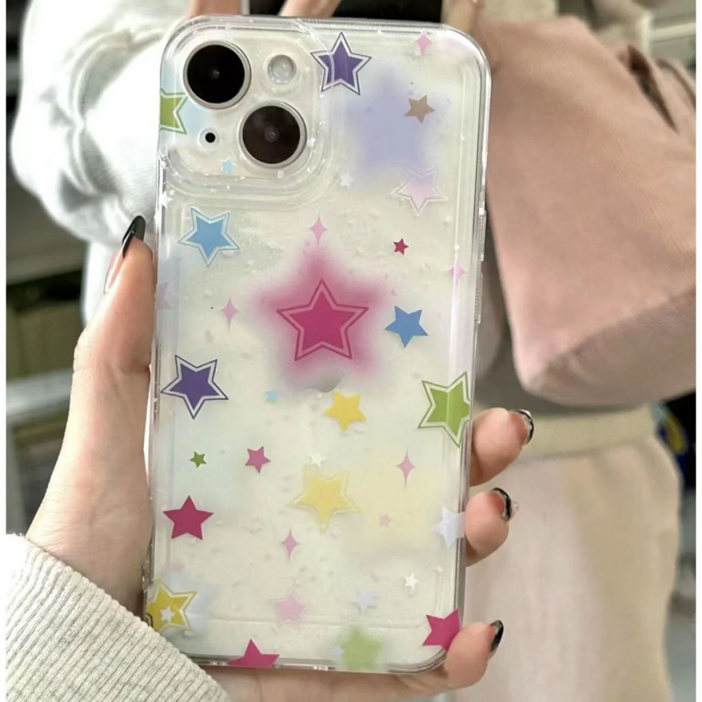 ✅Ốp Điện Thoại Dẻo Trong Suốt / Màu Độc Đáo Thời Trang Cho Iphone Xr 13xs78 12ins 11promax / plus14 Q4PO