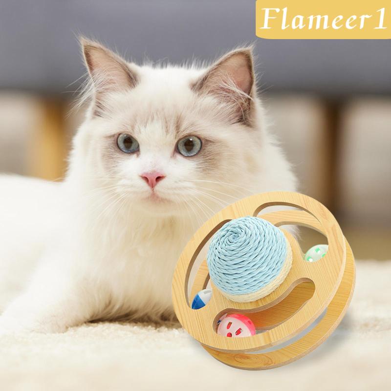 [Flameameer1] Đồ Chơi Bàn Xoay Cào Móng Hình Hành Tinh Cho Thú Cưng