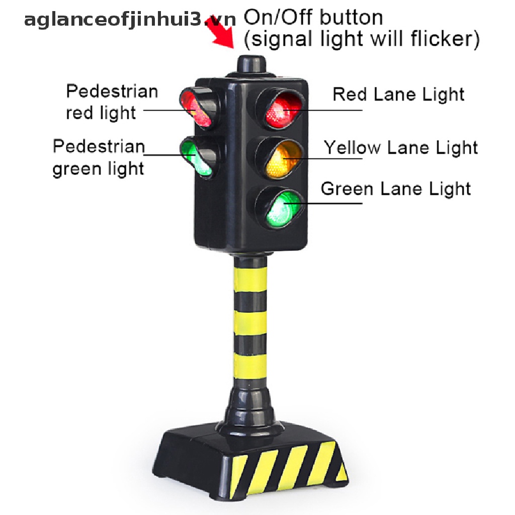 ~ Afhvn ~ Máy Ảnh Đồ Chơi Tích Hợp Đèn LED Hình Biển Báo Giao Thông Mini Có Nhạc Cho Bé