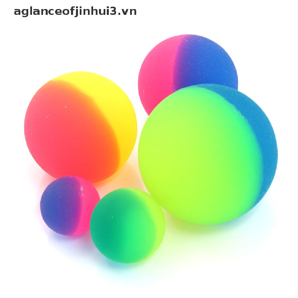 Bộ 1 / 10 Bóng Nảy Đàn Hồi Cao Vui Nhộn Cho Bé