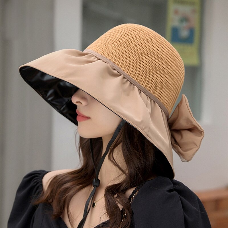 Nón Bucket Che Nắng Vành Rộng Mềm Mại Gấp Gọn Chống Tia UV Mẫu Mới 2023