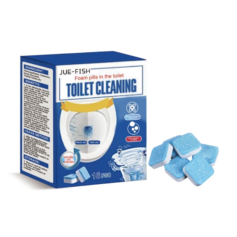 Set 16 Viên Sủi Vệ Sinh Toilet Tiện Lợi