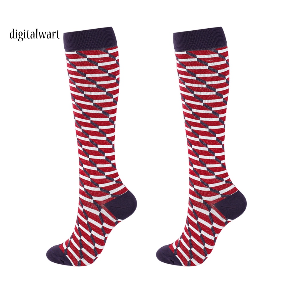 Kỹ Thuật Số| 1 Đôi Tất Thể Thao Dài Thoáng Khí Mềm Mại Chống Sốc In Họa Tiết Thời Trang Cho Nam Và Nữ