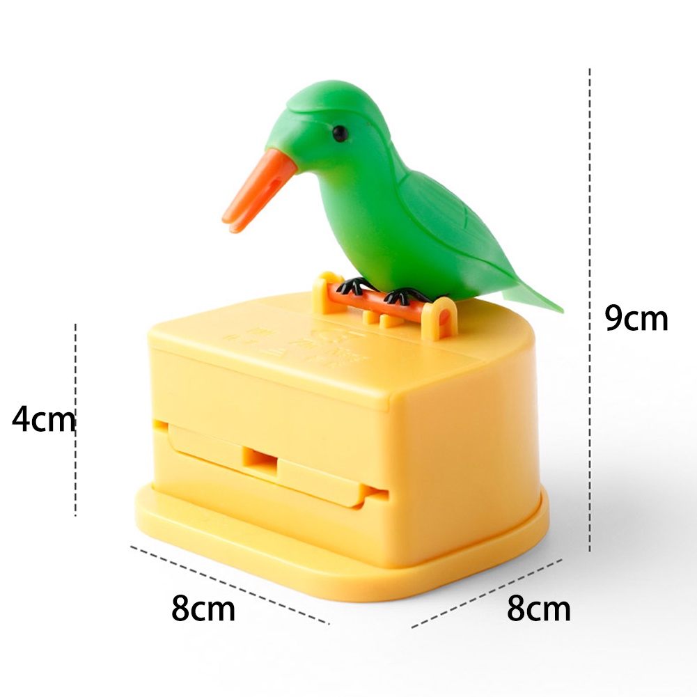 1 Hộp Đựng Tăm Xỉa Răng Hình Chú Chim Dễ Thương