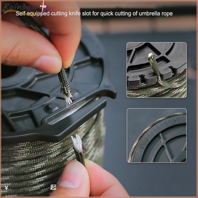 Dây Dù 9 Lõi 100m 4mm Đa Năng Cho Cắm Trại