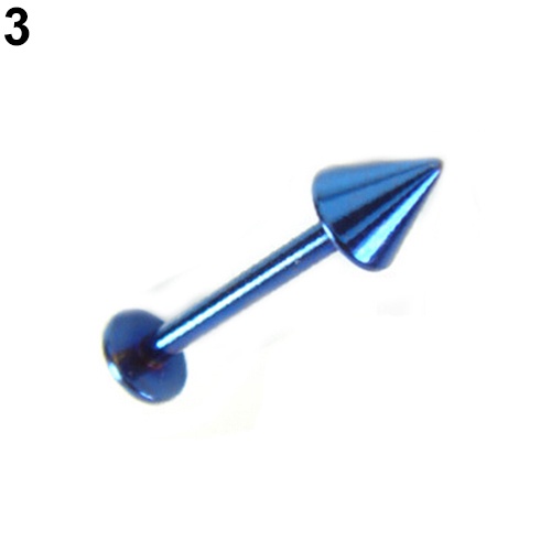 10 Khuyên Xỏ Môi Bằng Thép Không Gỉ 16G Phong Cách Punk Cá Tính