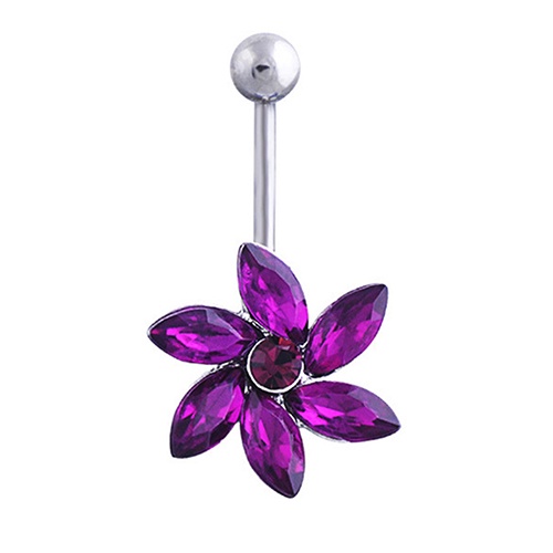 Khuyên Rốn Dạng Thanh Tạ Hình Hoa Hướng Dương Ngọt Ngào