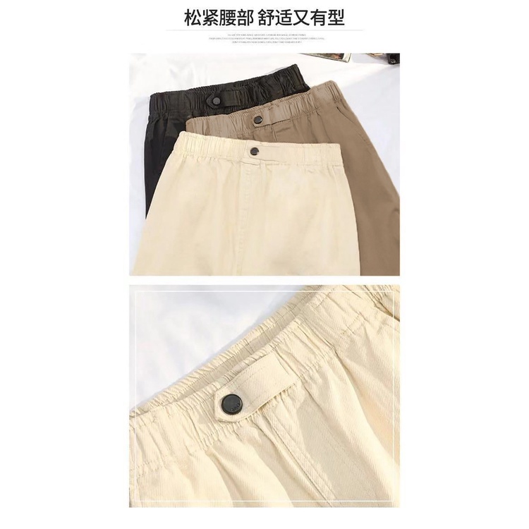 Quần Dài 100% Cotton Lưng Cao Phong Cách Mới Cho Nữ