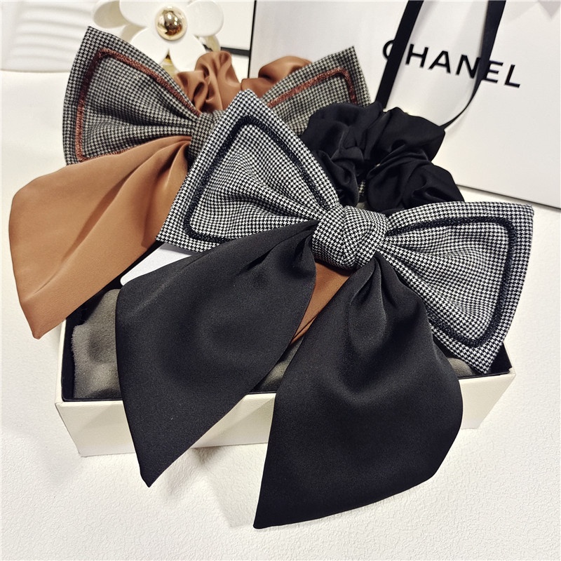 Dây Cột Tóc Bản Lớn Cao Cấp Thời Trang Mùa Xuân Cho Nữ