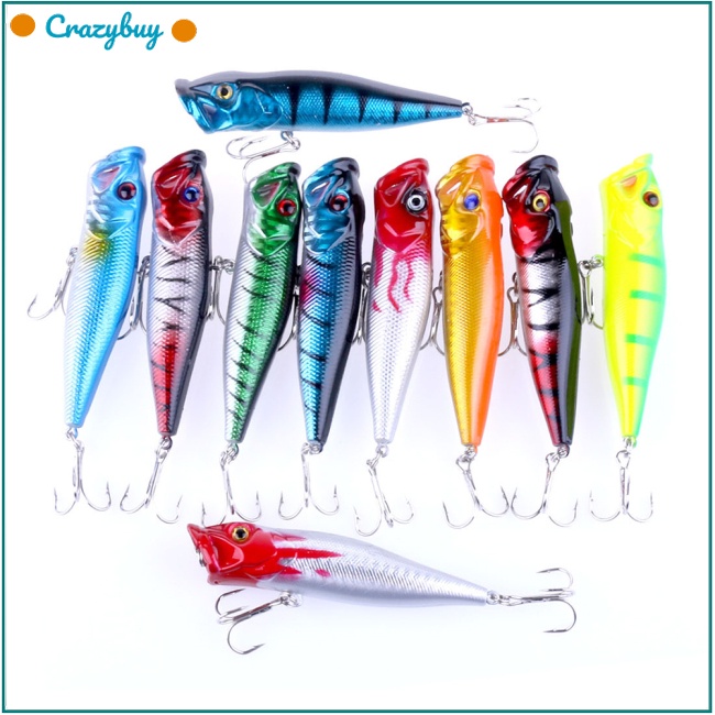 Cr Mồi Câu Cá Giả Bằng Nhựa Cứng 9cm 12g