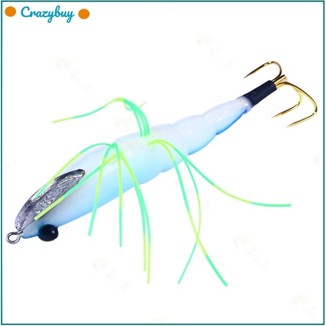Cr Mồi Câu Cá Giả Hình Tôm 12cm / 17.2g 10 Màu Sắc Đẹp Mắt Tiện Dụng