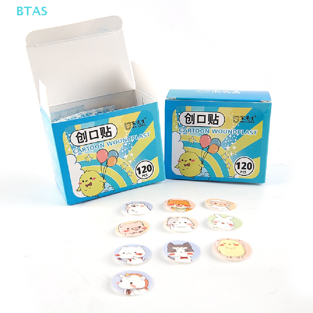 Bộ 120 Miếng Dán Hoạt Hình Chống Nước Thoáng Khí
