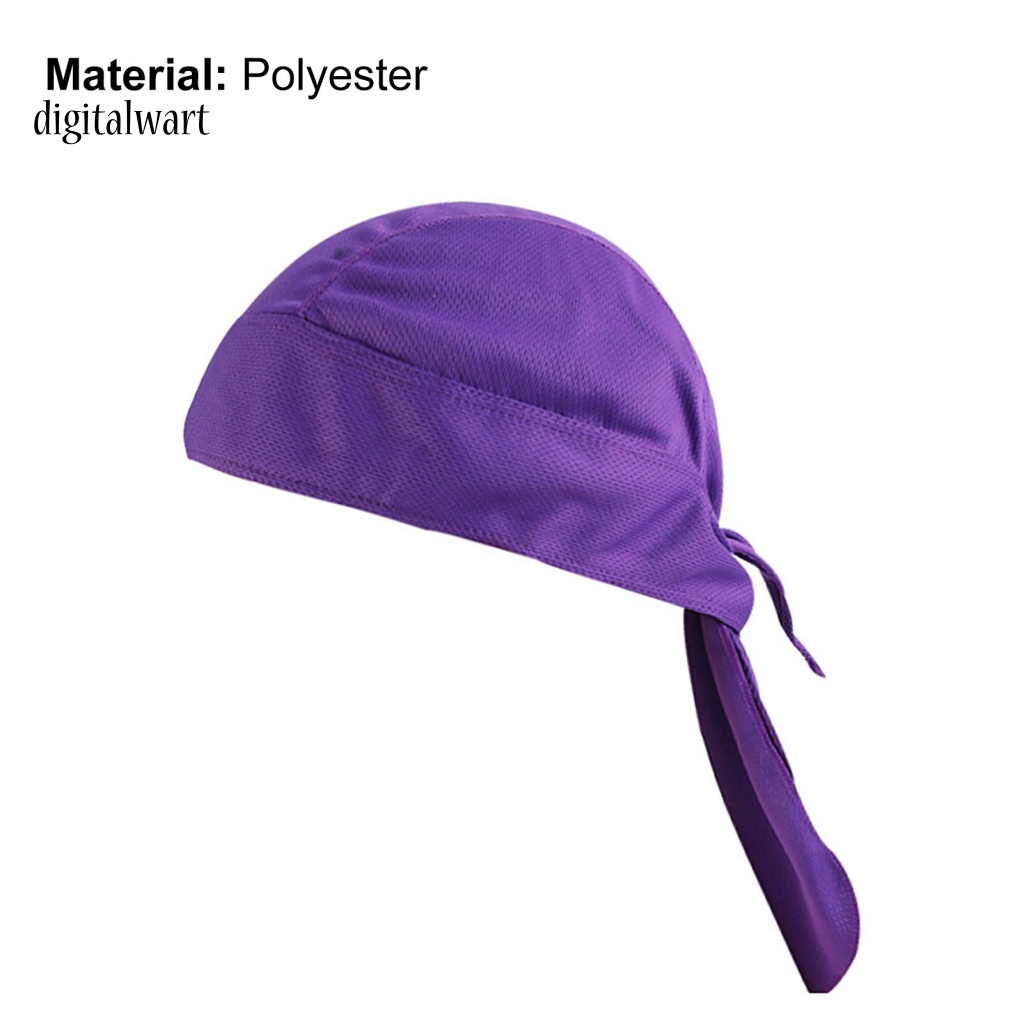 Kỹ Thuật Số| Mũ Beanie Thắt Nút Sau Lưng Co Giãn Thoáng Khí Màu Trơn Dành Cho Đạp Xe Đường Dài