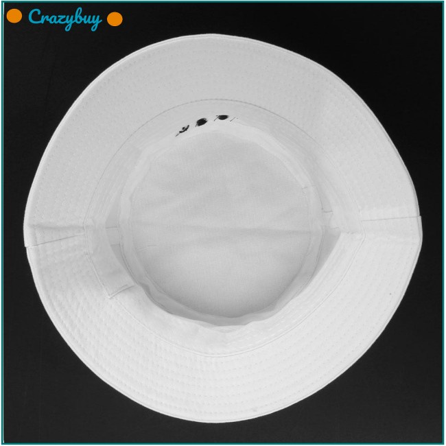 Cr Nón Bucket Chống Nắng Hoạ Tiết Mặt Cười Thêu Thiết Kế Đáng Yêu