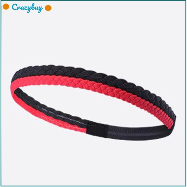 Cr Băng Đô Tập Yoga Bằng Silicon Co Giãn Thoáng Khí Chống Trượt Thiết Kế Đơn Giản