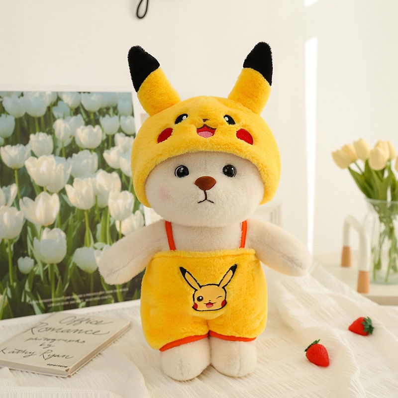 Gấu bông Thú Nhồi Bông Hình Gấu teddy / Mèo kitty Đáng Yêu