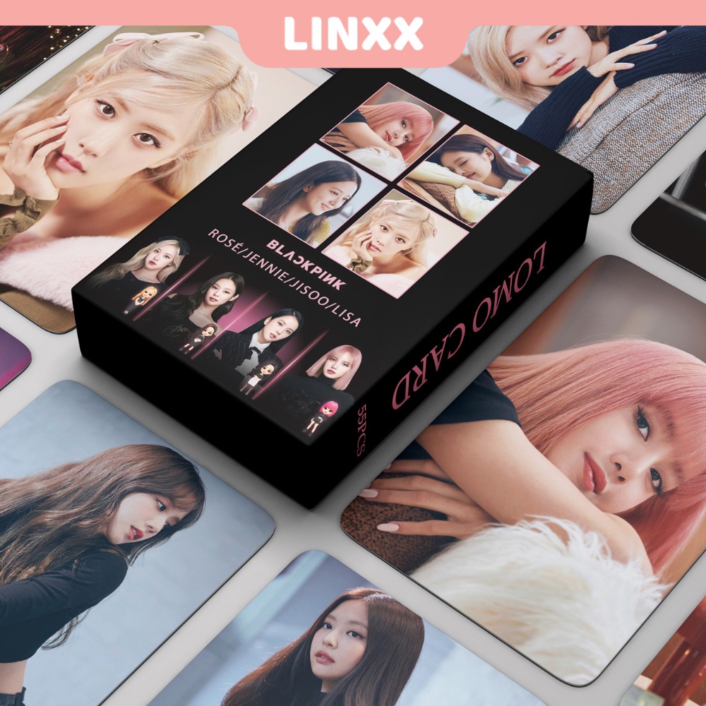 Hộp 55 Ảnh Lomo Card Nhóm Nhạc Black Pink BPTG