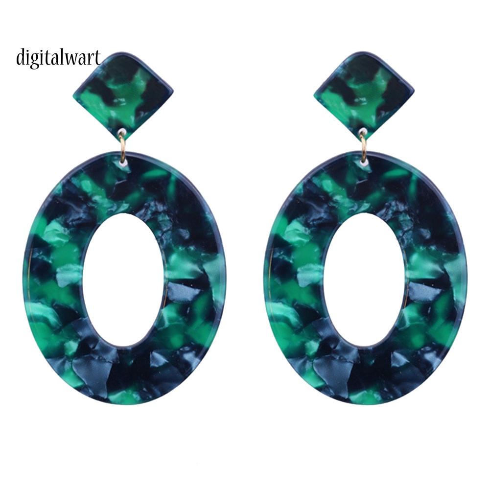 Kỹ Thuật Số| Bông Tai Dạng Vòng Tròn Họa Tiết Rằn Ri Thời Trang Cho Nữ