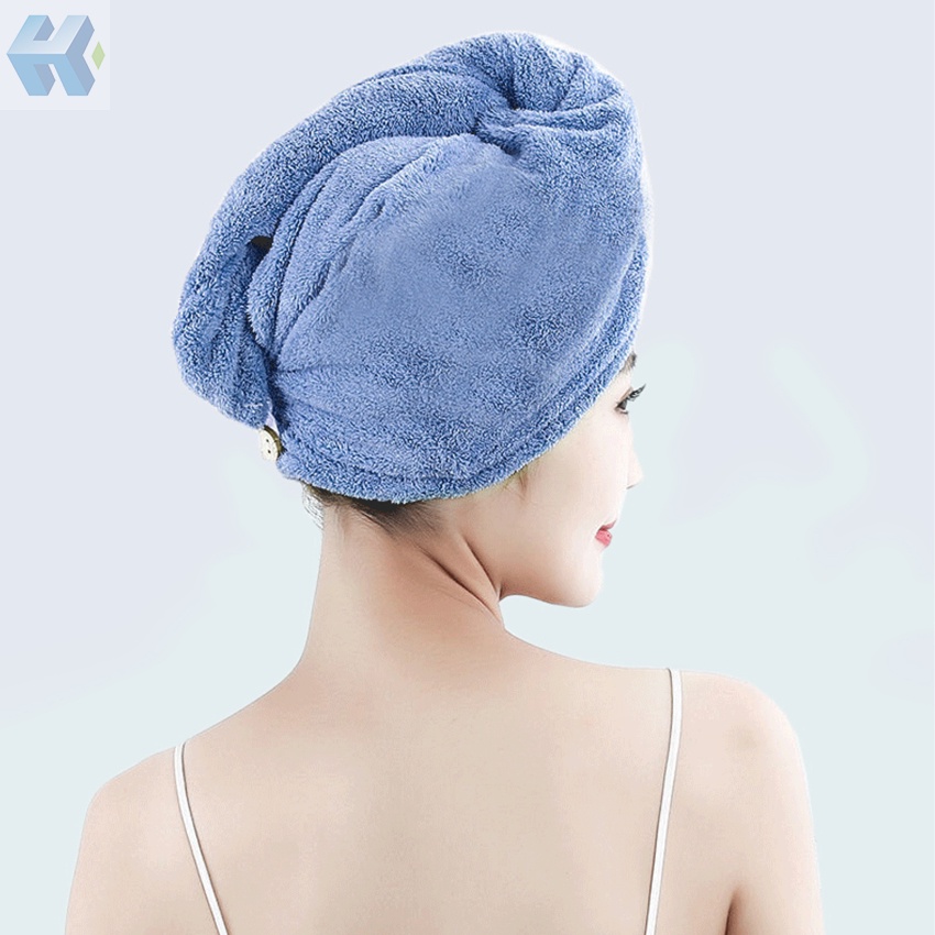Khăn Quấn Khô Tóc Mềm Mại Gọn Nhẹ Nhanh Khô Cho Nữ