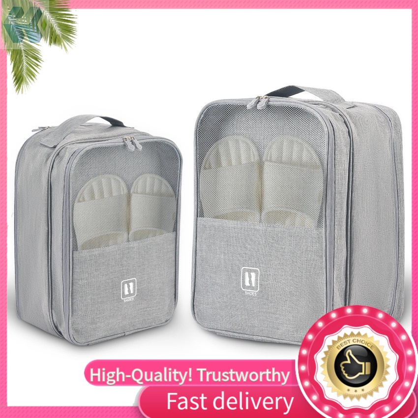 Set 3 Túi Đựng Giày Chống Nước Chống Bụi Tiện Dụng Mang Theo Du Lịch (2 Cái, M &amp; L 2 Size)