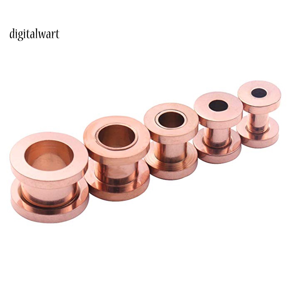 Kỹ Thuật Số| Set 36 Khuyên Nong Tai Hình Nón Bằng Thép Không Gỉ Cá Tính