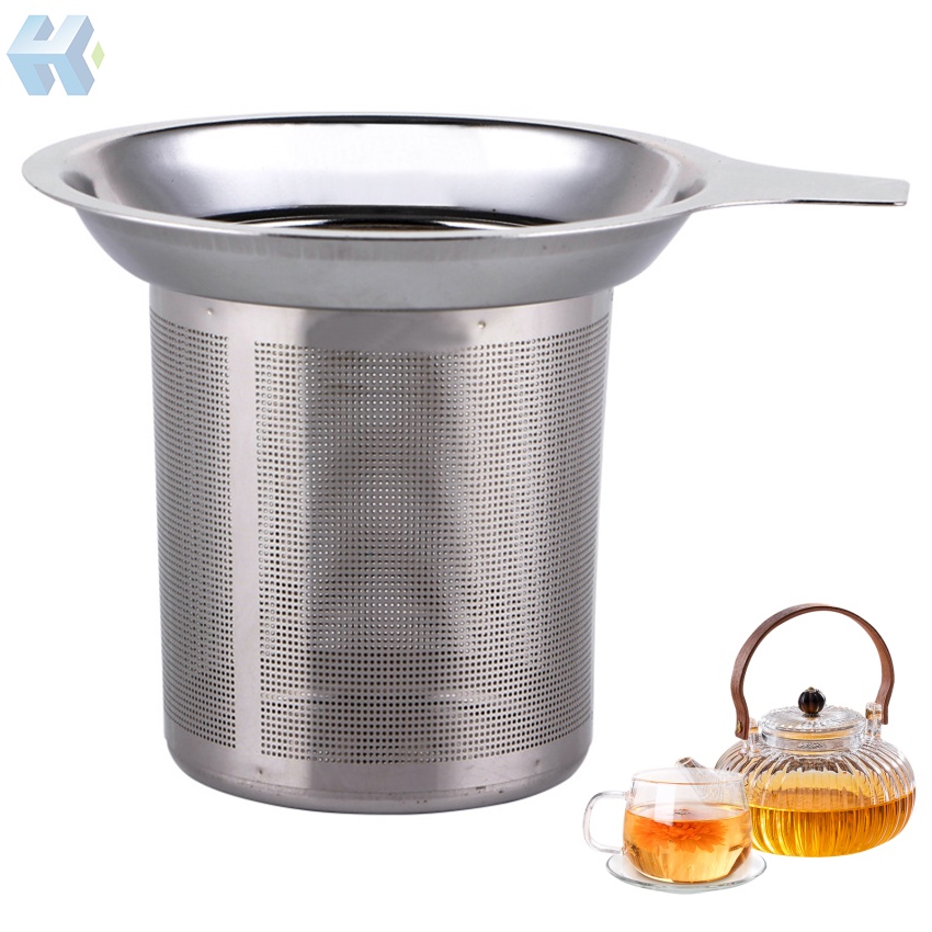 Dụng Cụ Lọc Trà Bằng Thép Không Gỉ Có Tay Cầm Mới