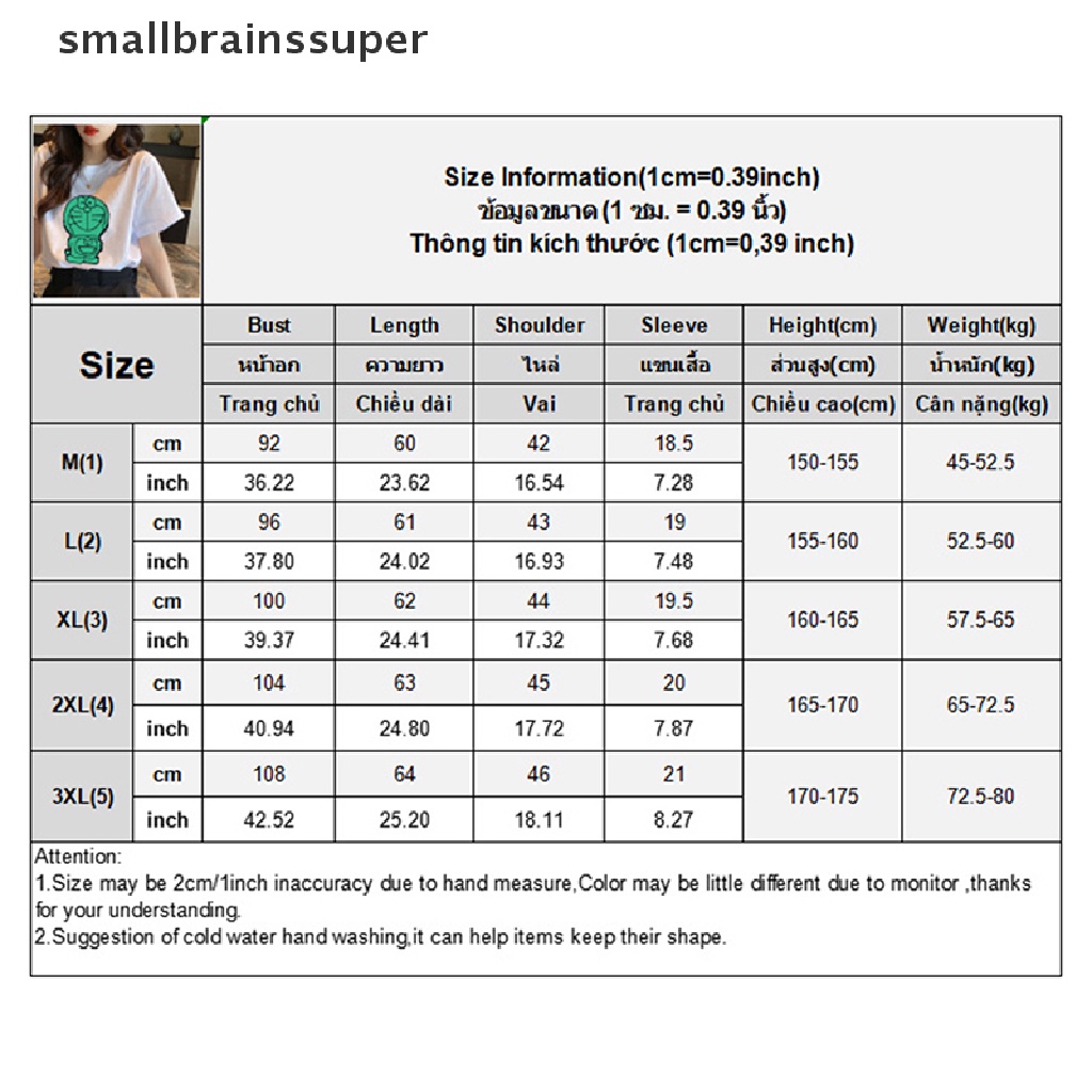 Áo Thun Tay Ngắn Cổ Tròn Dáng Rộng In Họa Tiết Hoạt Hình Thời Trang Mùa Hè Cho Nữ